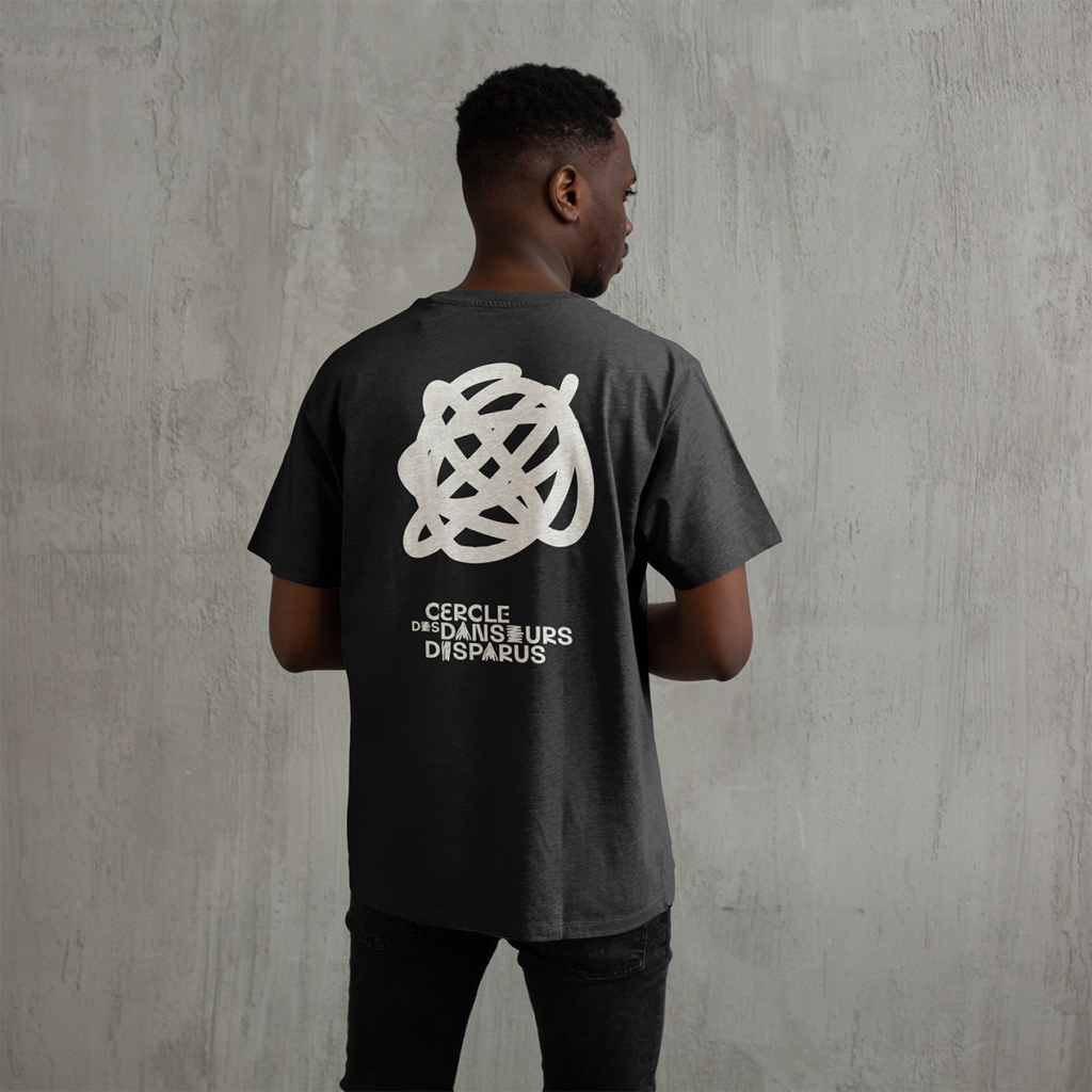 t-shirt cercle des danseurs disparus de dos